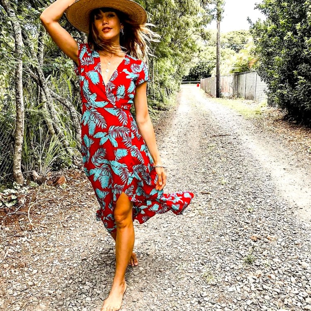 COPY - XIX Palms Maxi Dress